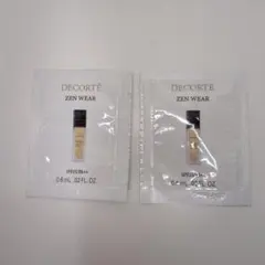 DECORTÉ ZEN WEAR ファンデーション サンプル 2色