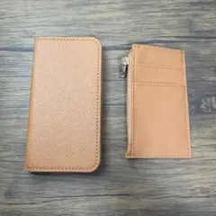 レザー手帳型 iPhone12mini ケース ブラウン