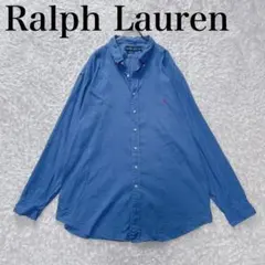 希少サイズ　Ralph Lauren コットン　シャツ　ポニー　長袖　ビックのサムネイル