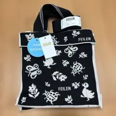 FEILER × KNT365 トートバッグ ブラック - メルカリ