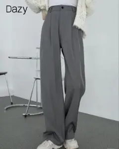 SHEIN シーイン Dazy スラックス ハイウエスト Sサイズ グレー