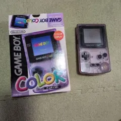 ゲームボーイカラー クリアパープル 本体