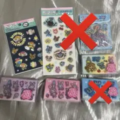 メゾピアノ エンジェルブルー ミニちゅるシール コットンパフィ 4点セット