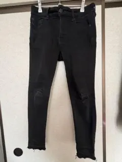 AZUL スキニー　ダメージ　デニム