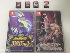 ポケットモンスター シャイニングパール　バイオレット・ソード セット ポケモンSwitchソフト4本セットシールドソードバイオレット