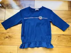 【Familiar f dash】長袖カットソー 140 ネイビー