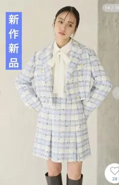 新作新品タグ付き　スナイデル♡ バリエツイードスカート