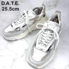 【新品級】D.A.T.E. FUGA スニーカー 25.5 Y2K 厚底 白のサムネイル