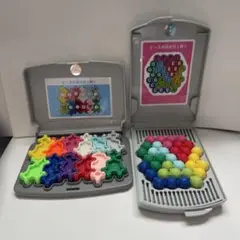 ★お得な2個SETロンポス 120 &スペースエレメント 立体パズル2D 3D