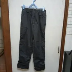 最終価格)FIRST.DOWNカジュアルグレーパンツ ウエストゴム入り