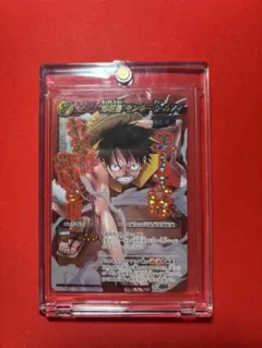 貴重］ ミラバト ルフィ 超Ω ワンピース ミラクルバトルカードダス