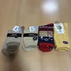 『未使用』ソックス4足セット　23〜25cm