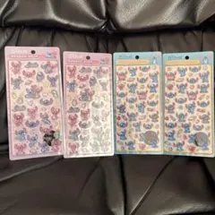 ボンボンドロップシール スティッチ　4点