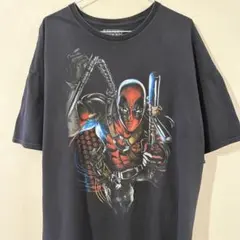 MARVEL Deadpool Tシャツ 2XL ブラック