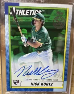99枚限定 カラーマッチ Nick Kurtz 直書きサイン