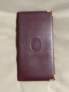 Cartier カルティエ 三つ折り 財布 ギャランティ 元箱 カード 紐付き 
