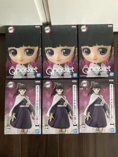 鬼滅の刃 絆ノ装 Qposket 栗花落カナヲ フィギュア 6体セット