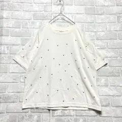 エヘカソポ Tシャツ カットソー F アイボリー ハート ゆったりめ ガーリーのサムネイル