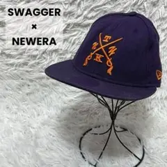 SWAGGER×NEWERA　ニューエラ　スワッガー 　キャップ　帽子　刺繍ロゴ