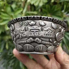 清乾隆吉祥八宝碗 景泰藍銅碗 装飾品 現代工芸品 美術品 置物 - メルカリ
