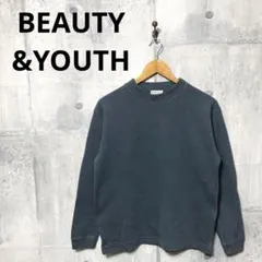 BEAUTY&YOUTH スタティック フェイス クルーネック カットソー Sのサムネイル