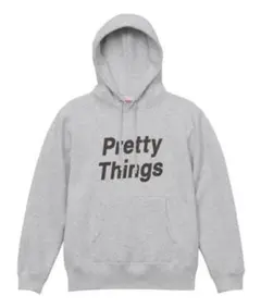 カフェ「pretty things」オリジナルパーカー カーキグレー フーディM 