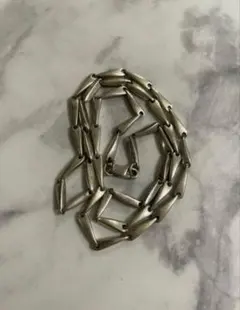 silver 太デザインチェーン　55cm×3mm ヴィンテージ　ビンテージ