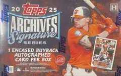 2025 Topps ARCHIVES Signature 新品未開封ボックス