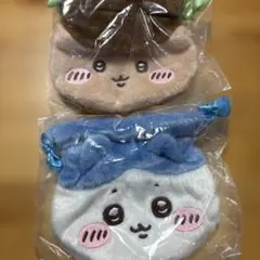 ちいかわ 栗まんじゅう　ハチワレ おかお巾着