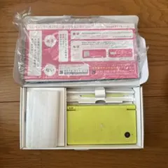 可動品　ニンテンドーDSi ライムグリーン 本体　箱付き　充電器なし