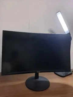 Acer 曲面ディスプレイ モニター本体