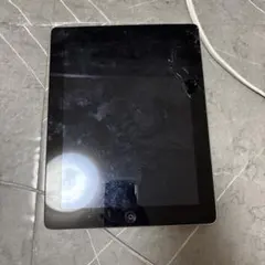 iPad ゴールド 画面ひび割れあり - メルカリ