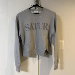 【美品】SATUR トレーナー　ショッパー付き　セター　韓国 2026年最新】SATUR スウェット 韓国の人気アイテム - メルカリ