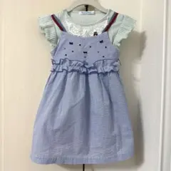 2点セットfamiliarファミリア　トップス＆ワンピース　ファミちゃんリア80