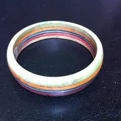木製ストライプバングルのサムネイル