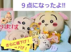 さらに値下げ‼️シュシュがおまけに‼️⑦ちいかわうさぎ大集合‼️９点セットに