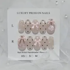 現品 ネイルチップ さくらんぼ フレンチガーリー 量産型 ワンホン ちゅるん