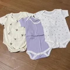 65cm 70cm ロンパース カバーオール 肌着 女の子 まとめ売り 半袖