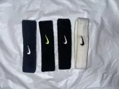 Nike ナイキ ヘアバンド 4個セット ホワイトに汚れあり