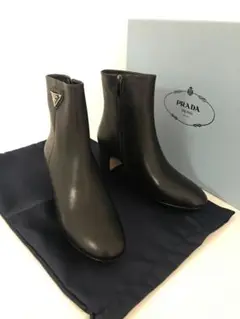 【未使用】PRADA サイドゴアブーツ 箱袋付 ブラック 36 楽天市場】PRADA(プラダ) サイズ:6 1/2 モノリス スクエアトゥ