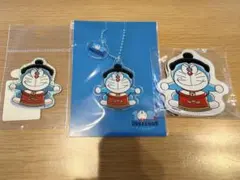 新品 100％ドラえもん＆フレンズ 桜 2連キーホルダー マグネット 