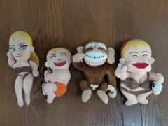 当時物　BANPRESTO　ジャングルの王者ターちゃん♡　ぬいぐるみ　4種セット