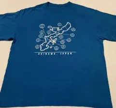 米軍 放出品 ミリタリー Tシャツ 沖縄 米軍基地 地図 USA アメリカ 古着
