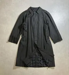 BURBERRY LONDON ステンカラーコート ノバチェック ブラック 黒