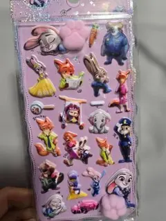 ズートピア 立体キャラクターシール