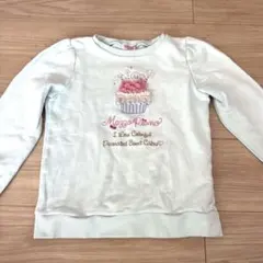 メゾピアノ　トレーナー135センチ　薄い水色