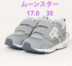 ムーンスター　17.0 3E スニーカー　キャロット