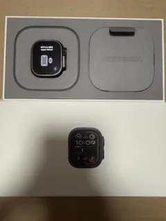 「美品」Applewatch Ultra2 ブラックチタニウム
