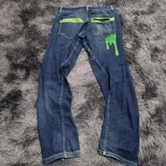 デニム denim Archive y2k ペイント 3D 立体裁断 00sのサムネイル