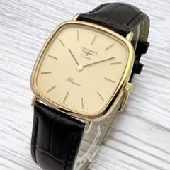 LONGINES Presence スクエア ゴールド文字盤 腕時計 ドレスのサムネイル